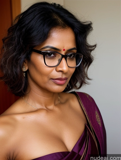 related ai porn images free for Milf Small Tits Short Thick Tanned Skin Dark Skin 30s Pouting Lips Indian Messy Glasses Sari Seductive