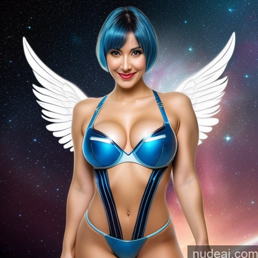 related ai porn images free for Busty Muscular Angel Superhero One Small Tits Perfect Boobs Perfect Body Science Fiction Style Cyborg 30s Happy Ahegao Sexy Face Blue Hair Short Hair Bodypaint Spanish Push-up Bra Space Suit Transparent