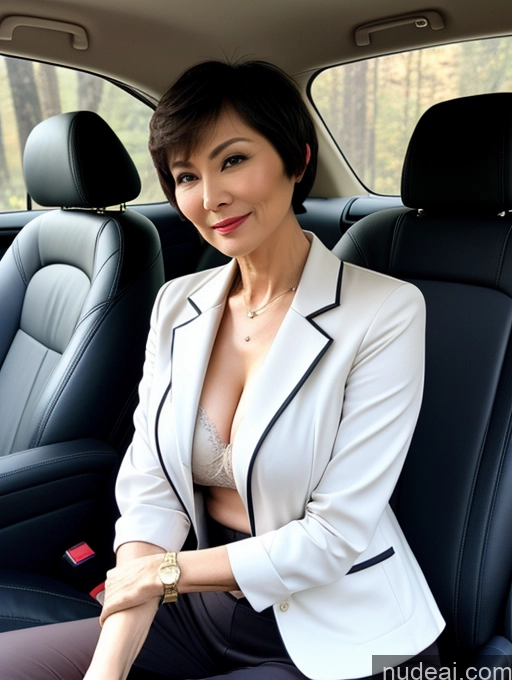 related ai porn images free for Milf Perfect Boobs Beautiful Perfect Body Short Hair 70s Chinese Car Bra Jacket Professor Stylish Suit Cleavage Detailed Sexy Face