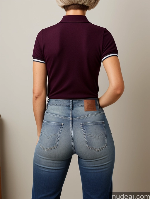 related ai porn images free for Pixie Polo Jeans Back View 80s Bending Over