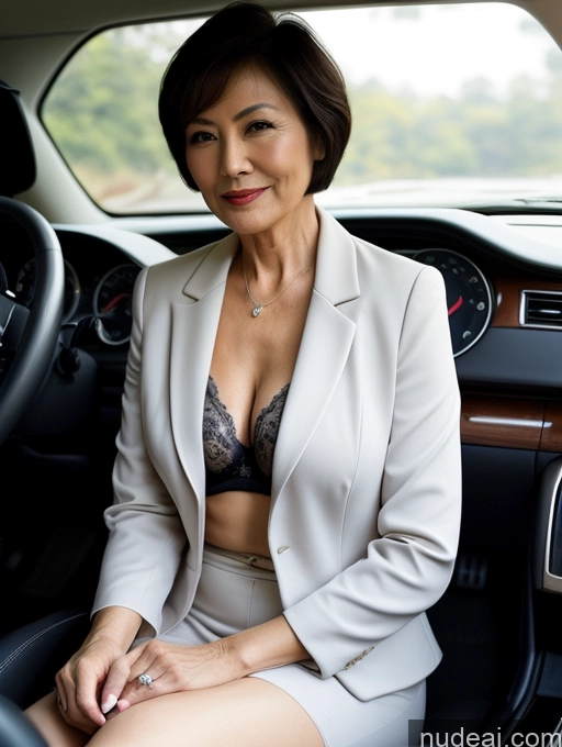 related ai porn images free for Milf Perfect Boobs Beautiful Perfect Body Short Hair 70s Chinese Car Bra Jacket Professor Stylish Suit Cleavage Detailed Sexy Face