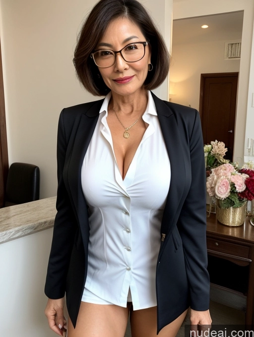 related ai porn images free for Milf Perfect Boobs Beautiful Glasses Perfect Body 60s Seductive Pixie Chinese Party Blouse Casual Jacket Professor Secretary Shirt Stylish Suit Cleavage Detailed Sexy Face