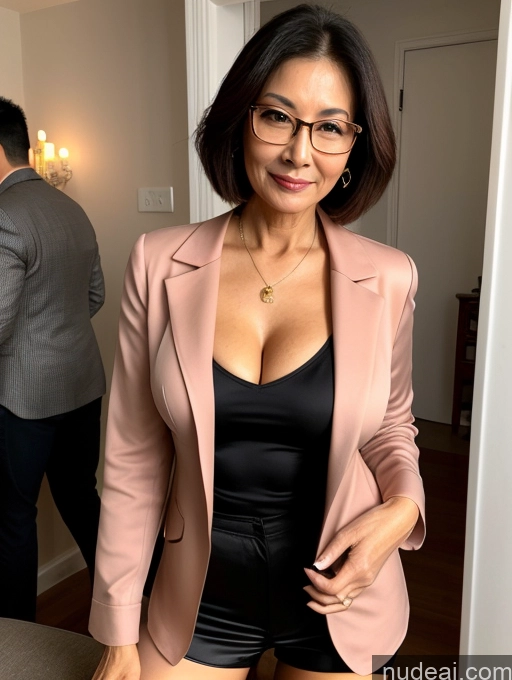 related ai porn images free for Milf Perfect Boobs Beautiful Glasses Perfect Body 60s Seductive Pixie Chinese Party Blouse Casual Jacket Professor Secretary Shirt Stylish Suit Cleavage Detailed Sexy Face