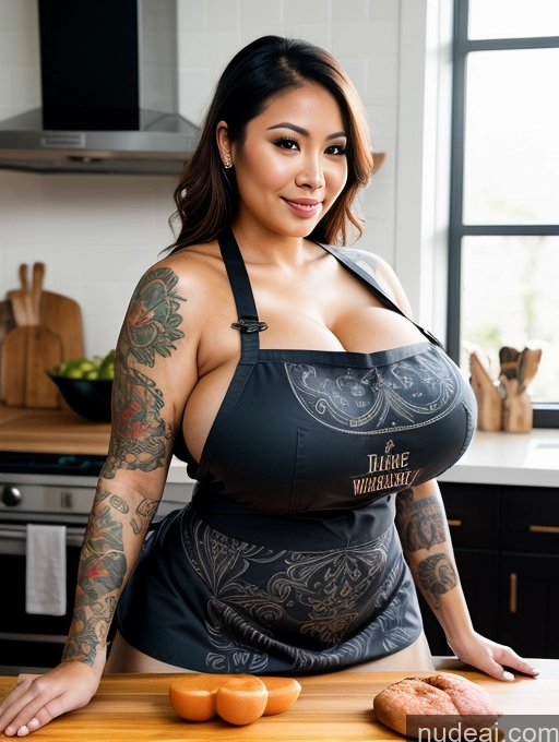 related ai porn images free for Woman Busty Huge Boobs Tattoos Big Ass Thick Apron Filipina