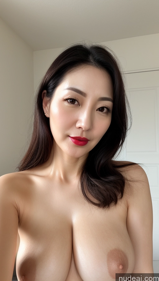 related ai porn images free for Woman One Busty Beautiful Lipstick 40s Black Hair Korean Close-up View Slicked Fairer Skin