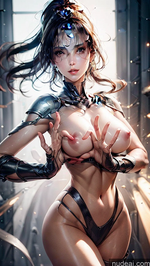 related ai porn images free for Sci-fi Armor Futuristic Nipples Topless Woman Breasts Sorority Busty Perfect Boobs Beautiful Lipstick Skinny Long Legs 20s Sexy Face Film Photo Detailed Brunette Ponytail Topless