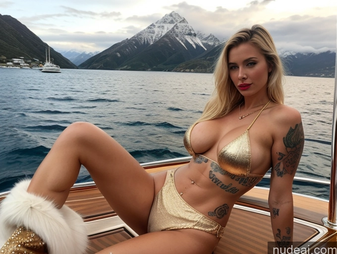 related ai porn images free for Perfect Boobs Abs Lipstick Tattoos Pubic Hair Perfect Body 20s Serious Fur Beer Blonde White Yacht Boots Gold Jewelry Pearl Jewelry