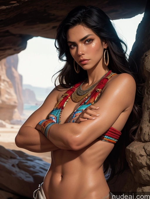 related ai porn images free for Tanned Skin Bangs Native American Cave Art By Boris Vallejo Boris Vallejo Art Style Detailed Traditional Seductive Serious Sexy Face