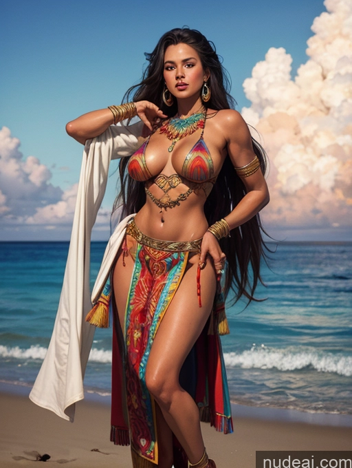 related ai porn images free for Tanned Skin Front View Traditional Art By Boris Vallejo Boris Vallejo Art Style Polynesian Long Hair