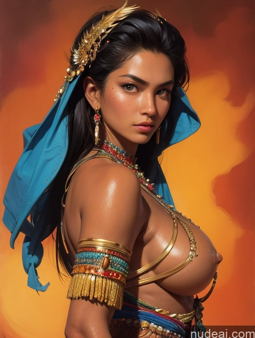 related ai porn images free for Tanned Skin Front View Traditional Art By Boris Vallejo Boris Vallejo Art Style Filipina