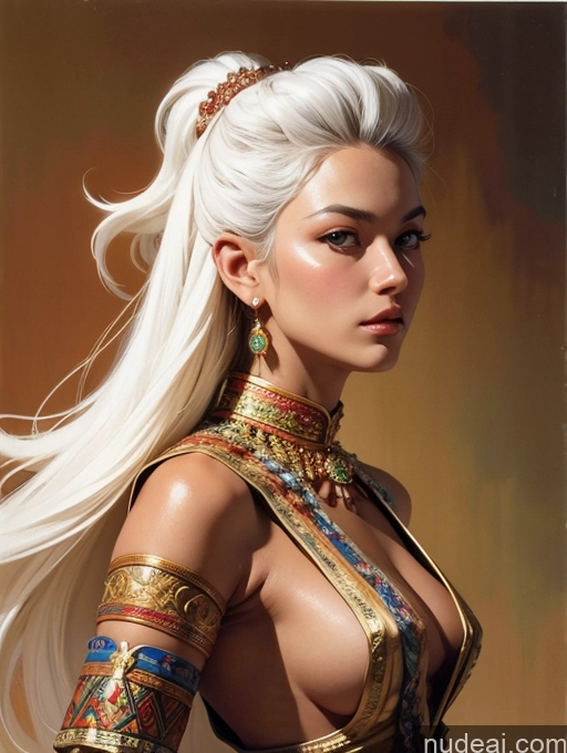 related ai porn images free for Tanned Skin Front View Traditional Art By Boris Vallejo Boris Vallejo Art Style Vietnamese White Hair