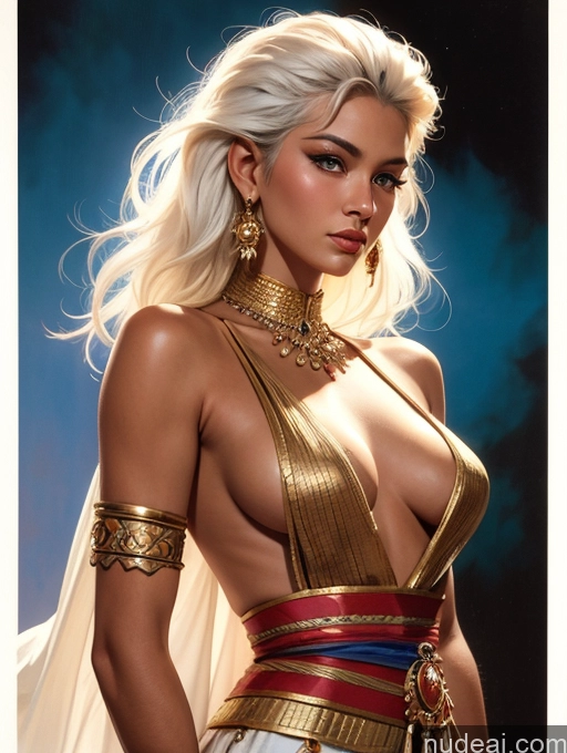 related ai porn images free for Tanned Skin Front View Traditional Art By Boris Vallejo Boris Vallejo Art Style White Hair Thai