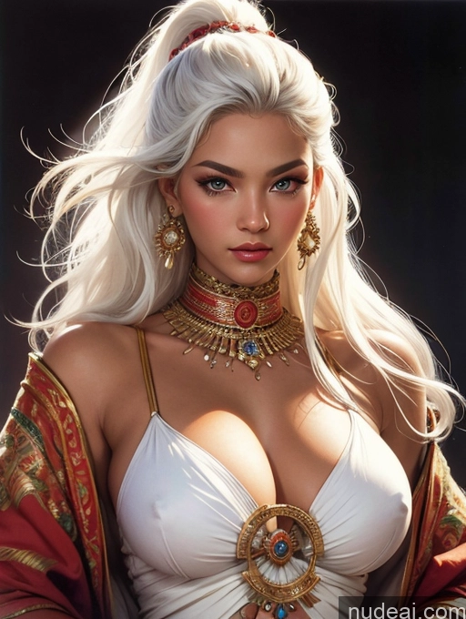 related ai porn images free for Tanned Skin Front View Traditional Art By Boris Vallejo Boris Vallejo Art Style White Hair Thai Long Hair