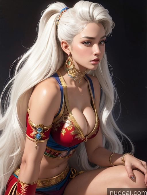 related ai porn images free for Traditional Art By Boris Vallejo Boris Vallejo Art Style White Hair Dynamic View Filipina Cleavage Long Hair