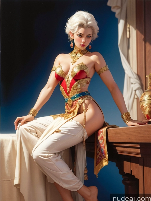 related ai porn images free for Traditional Art By Boris Vallejo Boris Vallejo Art Style White Hair Dynamic View Thai Short