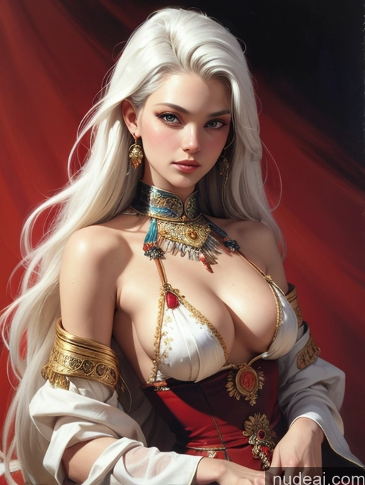 related ai porn images free for Traditional Art By Boris Vallejo Boris Vallejo Art Style White Hair Dynamic View Skinny Small Tits Malaysian Medieval