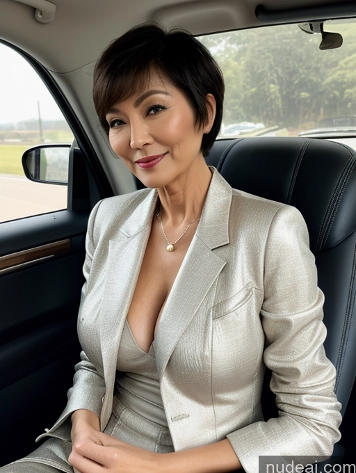 related ai porn images free for Milf Perfect Boobs Beautiful Perfect Body Short Hair 70s Chinese Car Bra Jacket Professor Stylish Suit Cleavage Detailed Sexy Face