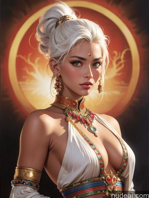 related ai porn images free for Traditional Art By Boris Vallejo Boris Vallejo Art Style White Hair Tanned Skin Thai Front View