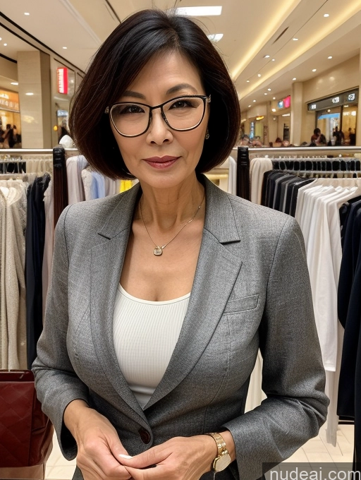 related ai porn images free for Milf Perfect Boobs Glasses Perfect Body Short Hair 70s Chinese Mall Blouse Bra Casual Jacket Professor Secretary Shirt Stylish Suit Cleavage Detailed