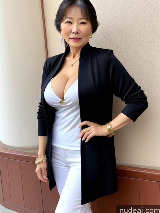 related ai porn images free for Milf Two 60s Chinese Casual Stylish Cleavage Detailed