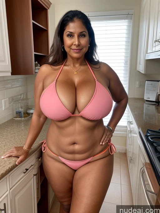 related ai porn images free for Milf One Busty Huge Boobs Thick Tanned Skin 70s Front View Microkini Thong Indian Lab Coat Doctor