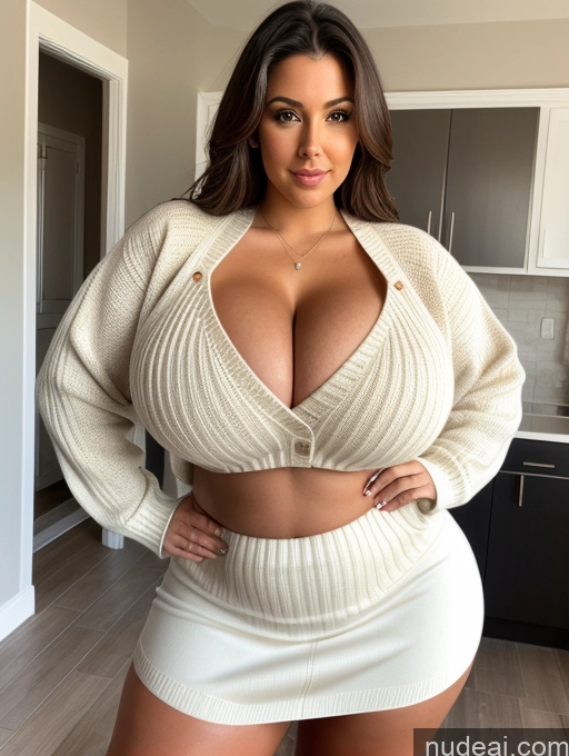 related ai porn images free for Woman One Busty Huge Boobs Perfect Boobs Beautiful Big Ass Thick Big Hips Perfect Body 20s Brunette Long Hair White Mini Skirt Sweater