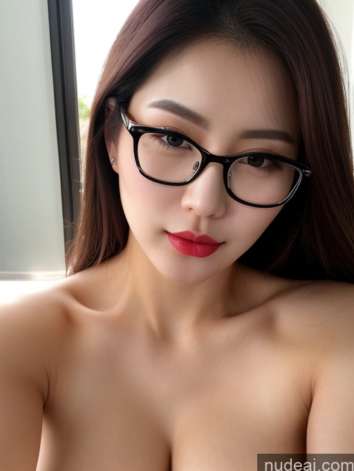 related ai porn images free for Korean Perfect Boobs Beautiful Fairer Skin Glasses Lipstick Seductive Pouting Lips