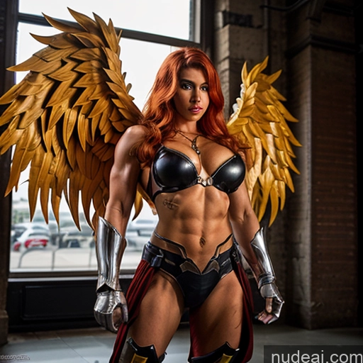 related ai porn images free for Perfect Boobs Muscular Abs Ginger White Hair Persian Front View Angel Superhero Has Wings Super Saiyan 4 Cyborg