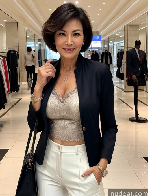 related ai porn images free for Milf Perfect Boobs Perfect Body Short Hair 70s Chinese Mall Blouse Bra Casual Jacket Professor Secretary Shirt Stylish Suit Cleavage Detailed