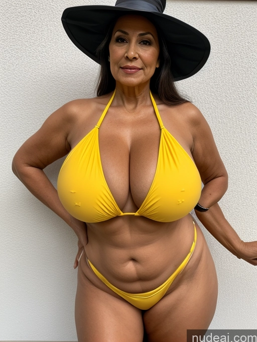 related ai porn images free for Milf One Busty Huge Boobs Thick Tanned Skin Front View Microkini Thong Brazilian 70s Witch Construction Worker