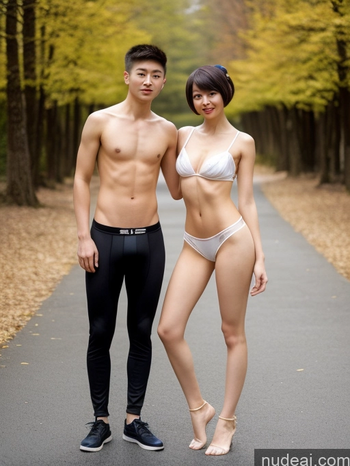 related ai porn images free for Small Tits Skinny 18 Pixie Cosplay Two Partially Nude T-pose Chinese Small Ass Woman + Man Fur