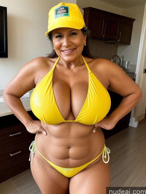 related ai porn images free for Milf One Busty Huge Boobs Tanned Skin Thick 70s Brazilian Front View Microkini Thong Maid Construction Worker