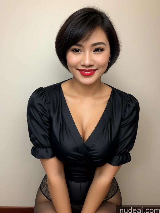 ai nude image of there is a woman in a black dress posing for a picture pics of Sorority One Perfect Boobs Beautiful Lipstick Thick Short Perfect Body Pubic Hair 20s Happy Black Hair Short Hair Indonesian Skin Detail (beta) Front View Blouse Pantyhose Traditional