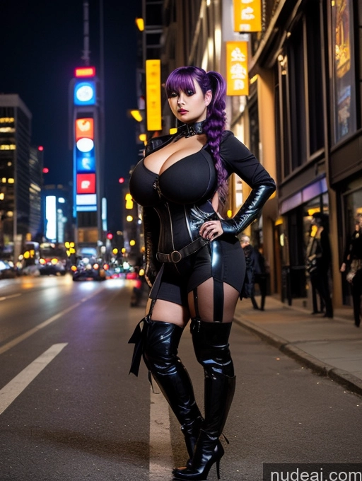 related ai porn images free for Milf Several Busty Huge Boobs Perfect Boobs Thick Big Ass Big Hips 20s Sexy Face Purple Hair Pigtails Asian Street Front View Bright Lighting Goth Mech Suit Superhero