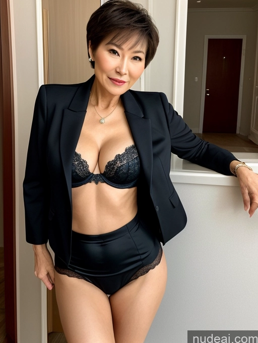 related ai porn images free for Milf Two Perfect Boobs Beautiful Perfect Body 70s Pixie Chinese Party Bra High Heels Jacket Professor Secretary Stylish Suit Cleavage Detailed Sexy Face