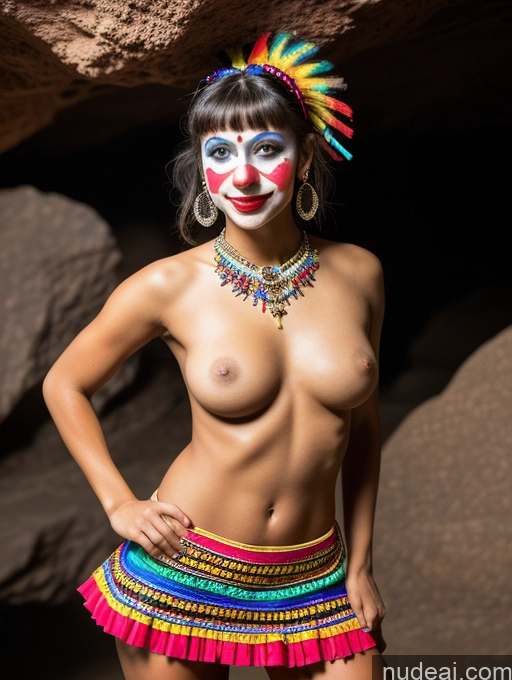 related ai porn images free for Perfect Boobs Skinny Short Perfect Body 18 Native American Bangs Tanned Skin Pubic Hair Jewelry Detailed Bright Lighting Small Tits Huge Tits, Hard Nipples Traditional Painting Cave Mini Skirt Clown