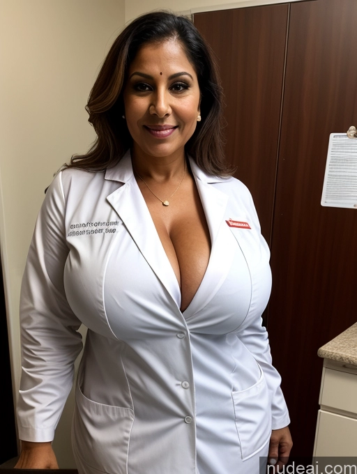 related ai porn images free for Milf One Busty Huge Boobs Thick Tanned Skin 60s Front View Microkini Thong Vampire Doctor Lab Coat Indian