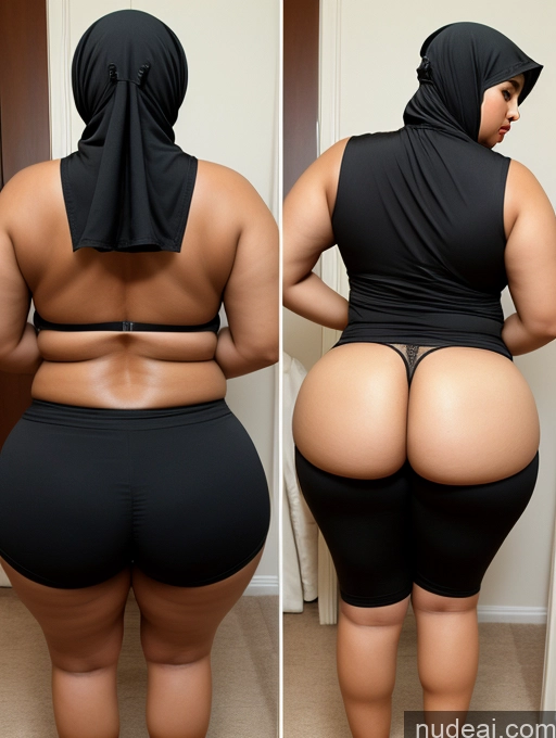 related ai porn images free for Woman Busty Huge Boobs Big Ass Thick Chubby Fat Big Hips 40s Seductive Sexy Face Short Hair Arabic Back View Bending Over Niqab