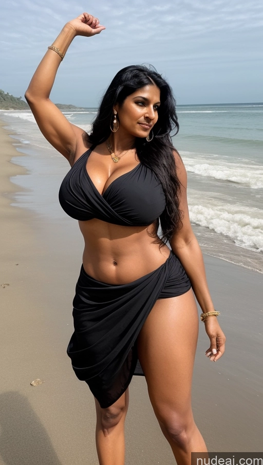 related ai porn images free for Milf Huge Boobs Beautiful Tattoos Muscular Thick Big Hips Tall Long Hair Dark Skin 50s Seductive Black Hair Indian Sexy Face T-pose Beach Close-up View Blouse Sari