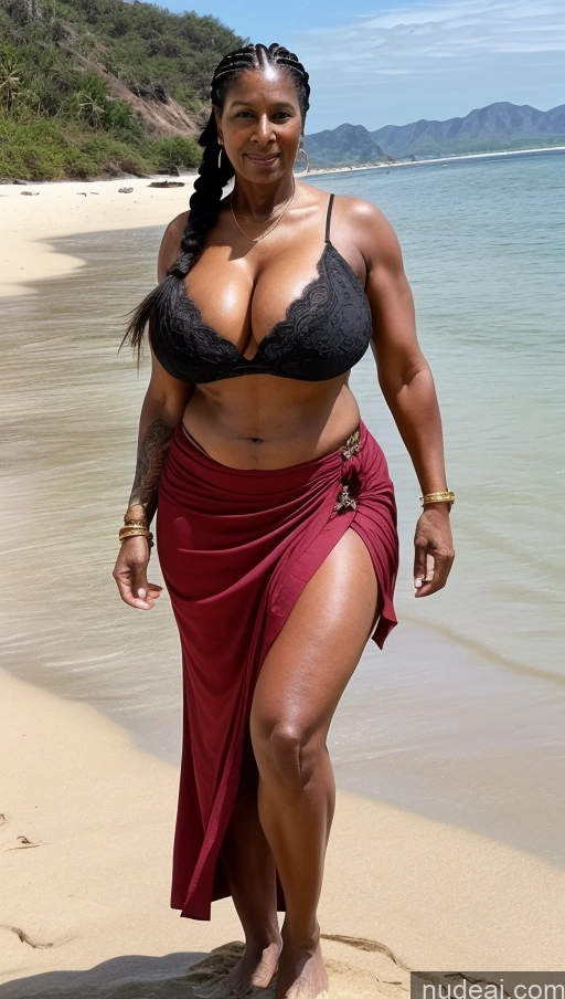 related ai porn images free for Milf Huge Boobs Beautiful Big Hips Tall Dark Skin Indian Cleavage Sexy Face Seductive T-pose Tattoos Muscular Abs Close-up View 70s Long Skirt Beach Blouse Black Hair Braided