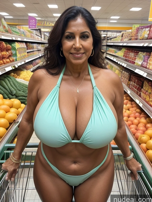 related ai porn images free for Milf One Busty Huge Boobs Thick Tanned Skin Front View Grocery Microkini Thong Indian 60s