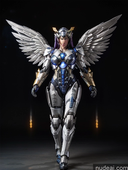 related ai porn images free for Woman Bodybuilder Cyborg Busty Abs Black Hair Purple Hair Bobcut Asian Latina Front View Angel Mech Suit Sci-fi Armor Space Suit SuperMecha: A-Mecha Musume A素体机娘 Has Wings Battlefield