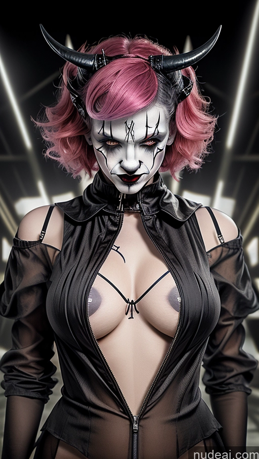 related ai porn images free for Perfect Boobs Pink Hair French Close-up View Clown Futuristicbot V2 Huge Tits, Hard Nipples Succubus Goth Busty Topless