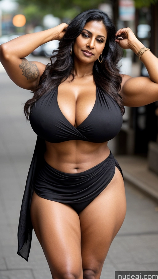 related ai porn images free for Milf Huge Boobs Tattoos Muscular Thick Big Hips Tall Dark Skin T-pose Cleavage Sexy Face Black Hair Beautiful Seductive Simple Busty Indian Long Hair Abs Blouse Sari Close-up View 60s Street