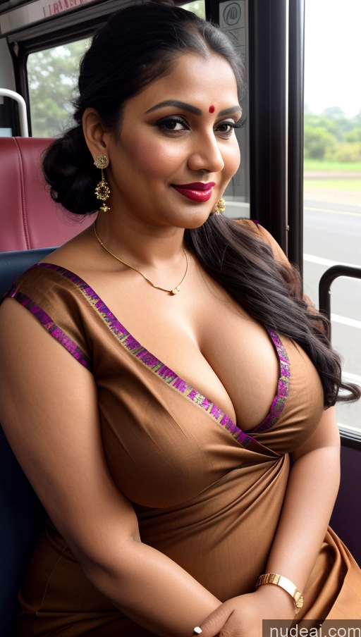 related ai porn images free for Woman One Perfect Boobs Lipstick Thick 40s Black Hair Ponytail Indian Close-up View Busty Blouse Sari Cleavage Bus Detailed