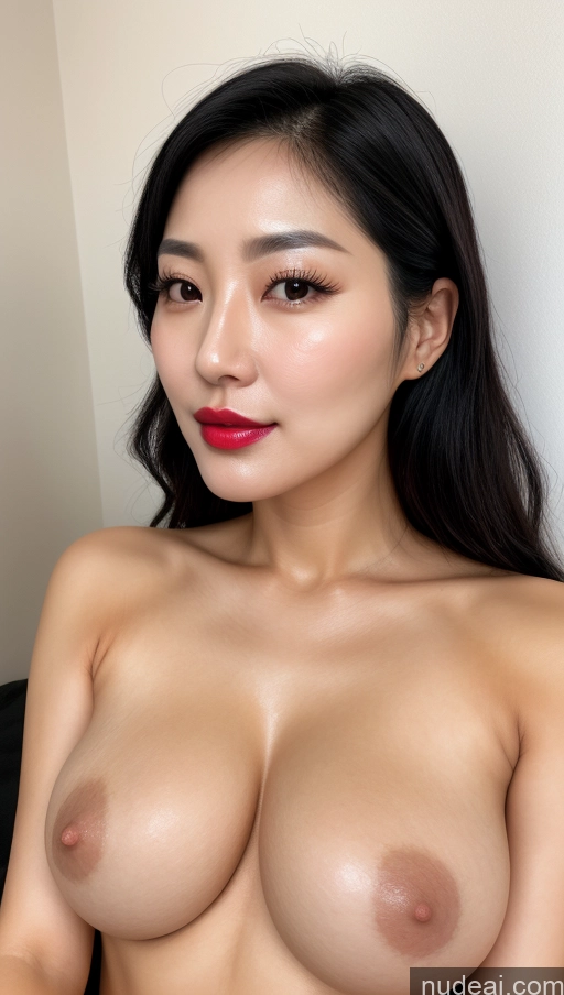 related ai porn images free for Woman One Perfect Boobs Beautiful Lipstick 30s Black Hair Slicked Korean Close-up View Detailed