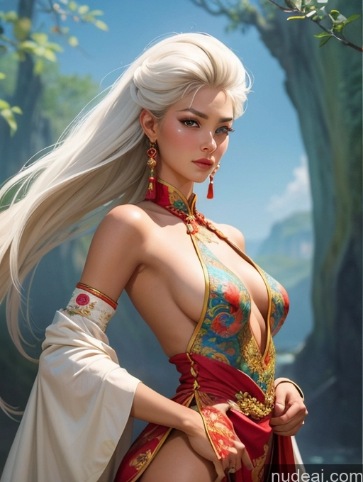 related ai porn images free for Small Tits Tanned Skin Chinese Front View Traditional Art By Boris Vallejo Boris Vallejo Art Style White Hair