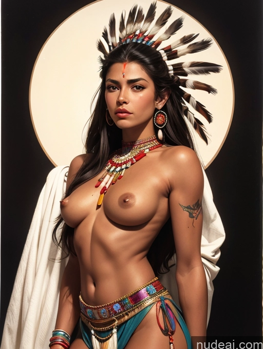 related ai porn images free for Small Tits Tanned Skin Front View Traditional Art By Boris Vallejo Boris Vallejo Art Style Native American