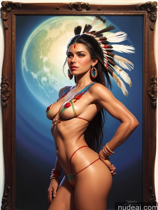 related ai porn images free for Small Tits Tanned Skin Front View Traditional Art By Boris Vallejo Boris Vallejo Art Style Native American