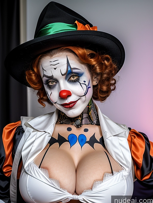 related ai porn images free for Busty Clown Halloween Futuristicbot V2 Huge Tits, Hard Nipples